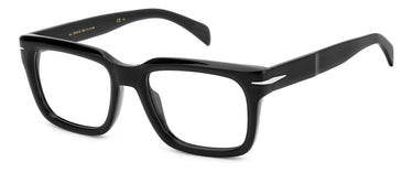 Designer Men David Beckham Eyeglasses: DB 7107 - Black- SpecSMART Eye Clinic (Diagonal View)